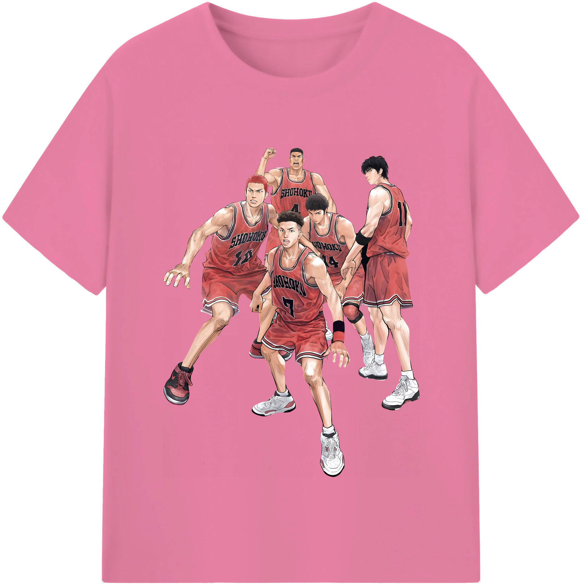 （画像用） SLAM DUNK／スラムダンク 綿100％半袖Tシャツ（フロントプリント）